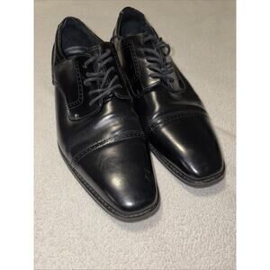 Stacy Adams Dickinson Black Cap Toe Oxford Dress Shoe Mens Size 10.5m